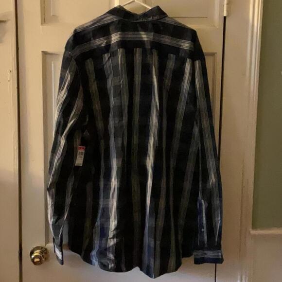 Basic Edition button down long sleeve shirt, NWT size 3XLT - Picture 4 of 5